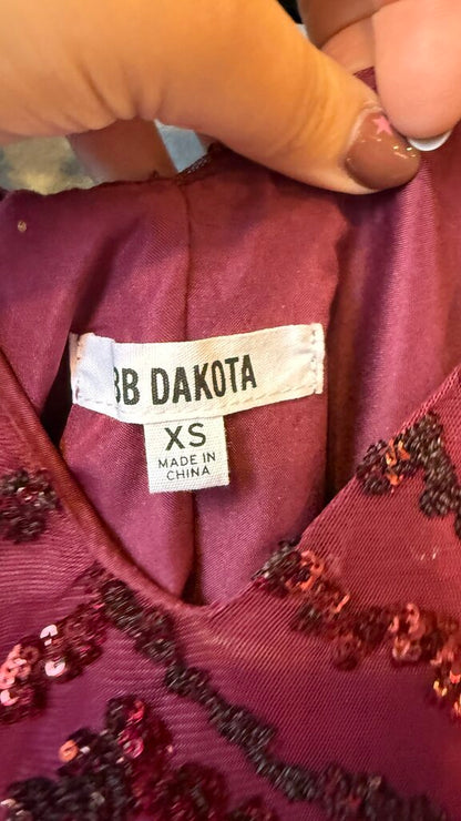 Sequin Stripe Swing Dress