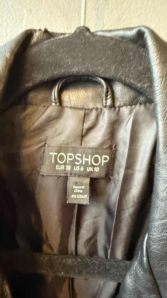 Faux Leather Moto Jacket