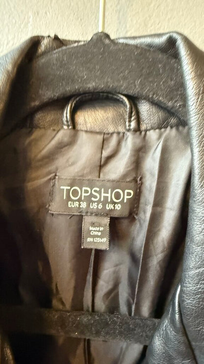 Faux Leather Moto Jacket