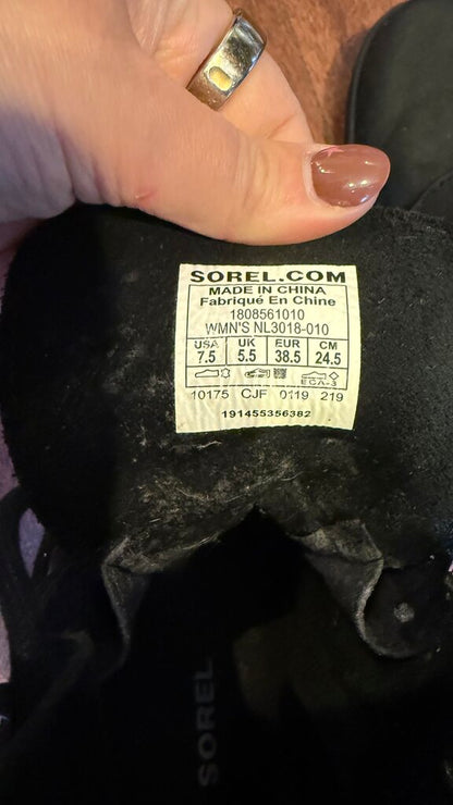 Leather Wedge Booties