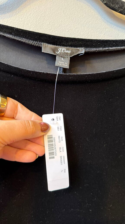 Velvet Longsleeve Shift Dress