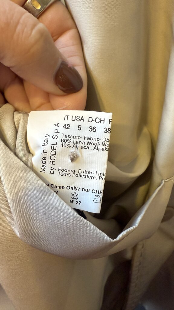 Reversible Wool Alpaca Coat