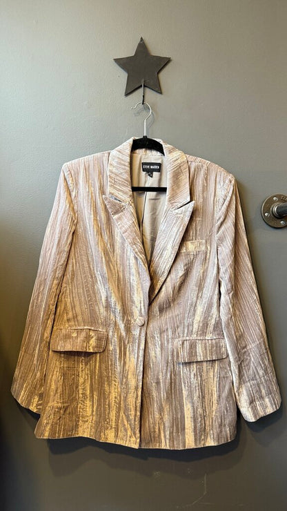 Crushed Velvet Blazer