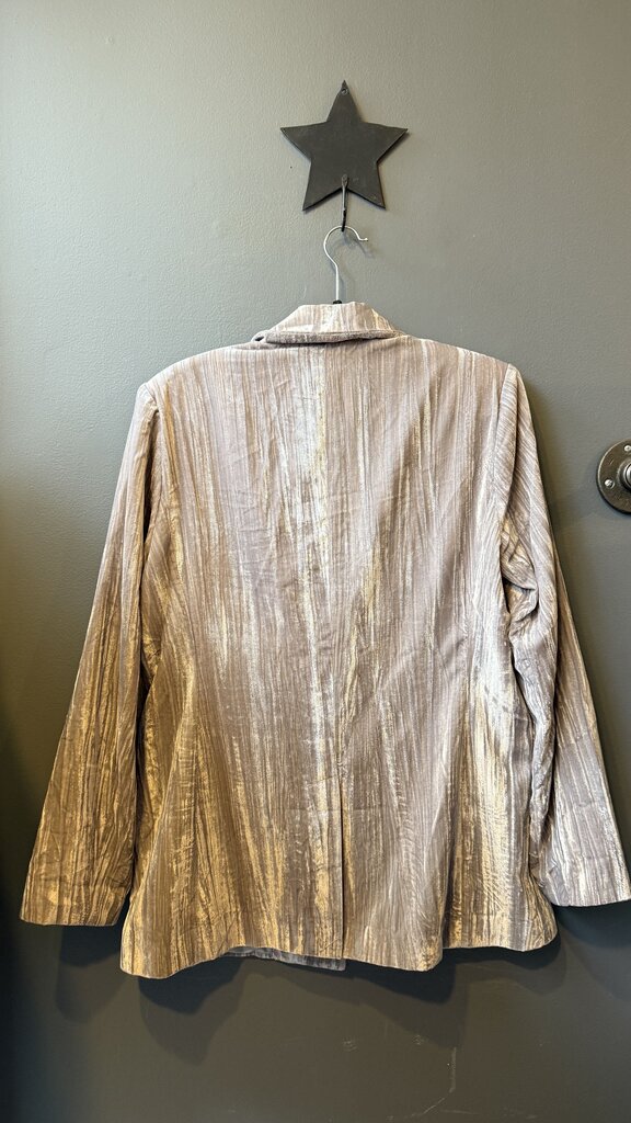 Crushed Velvet Blazer