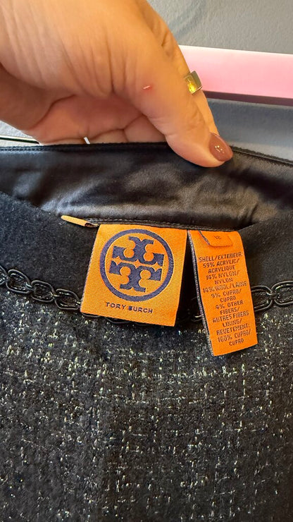 Shimmer Wool Blend Pencil Skirt