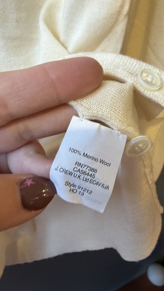 Merino Wool Cardigan Sweater