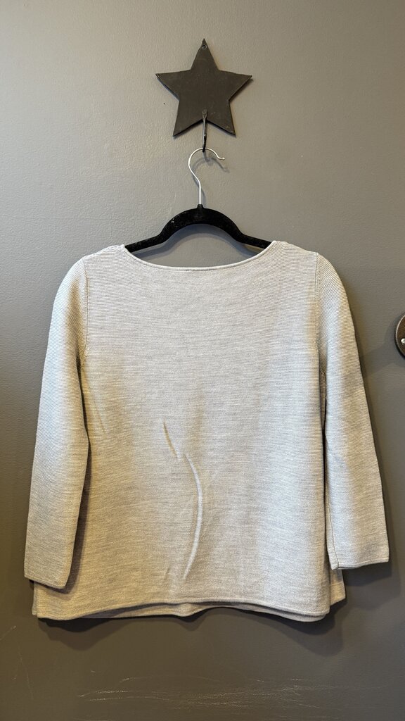 Wool Boxy Pocket Sweater
