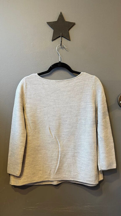 Wool Boxy Pocket Sweater