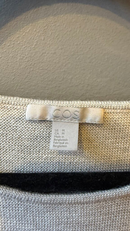 Wool Boxy Pocket Sweater