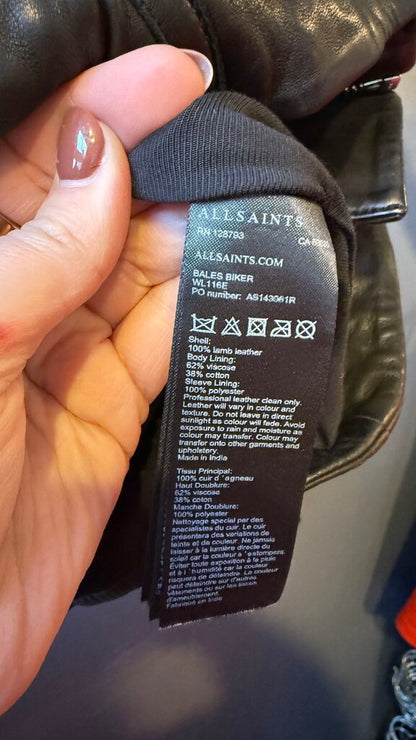 Lamb Leather Moto Jacket