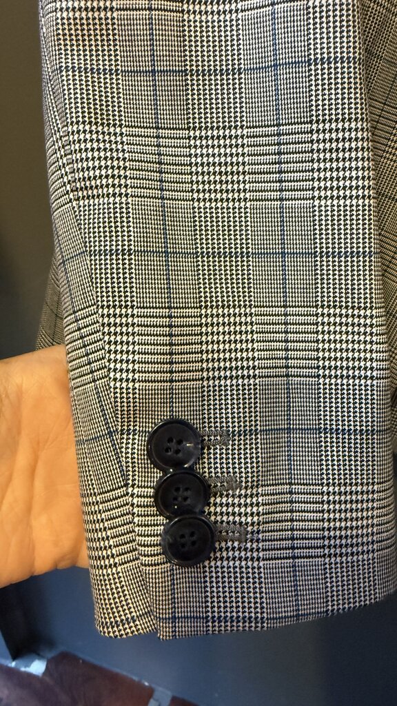 Plaid Blazer + Pants Suit