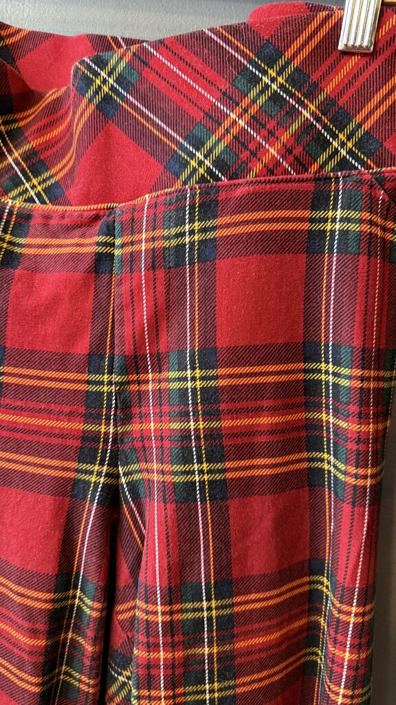Betsy Johnson Tartan Pull On Pants