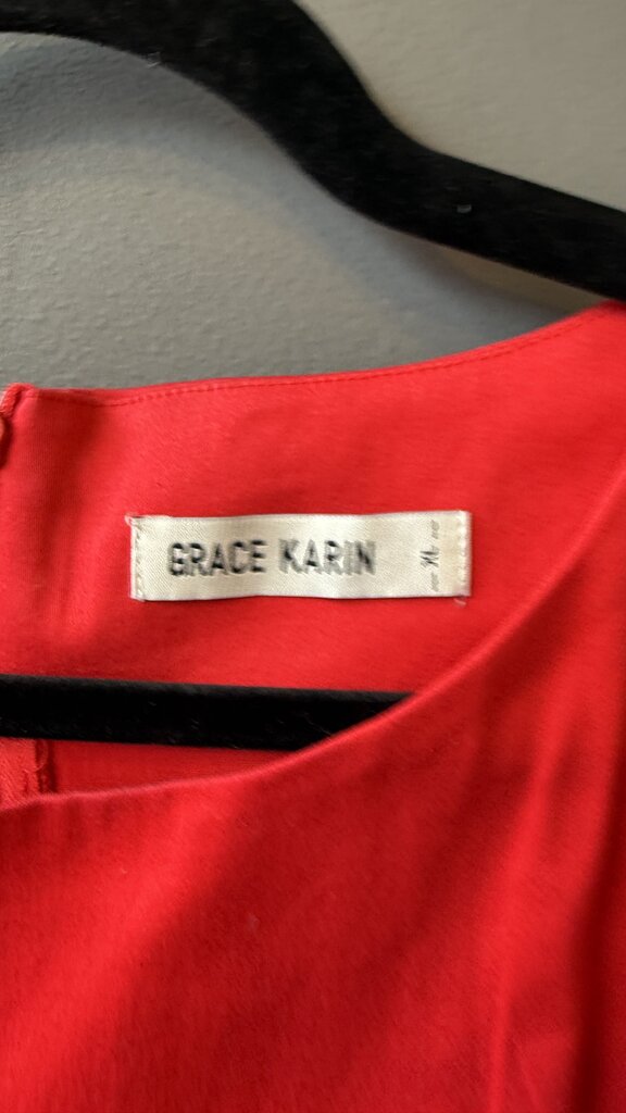 Sateen Fit Flare Dress