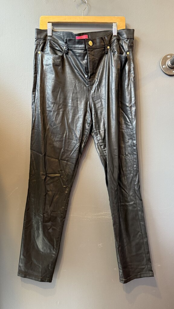 Coated Black Skinny Jeans