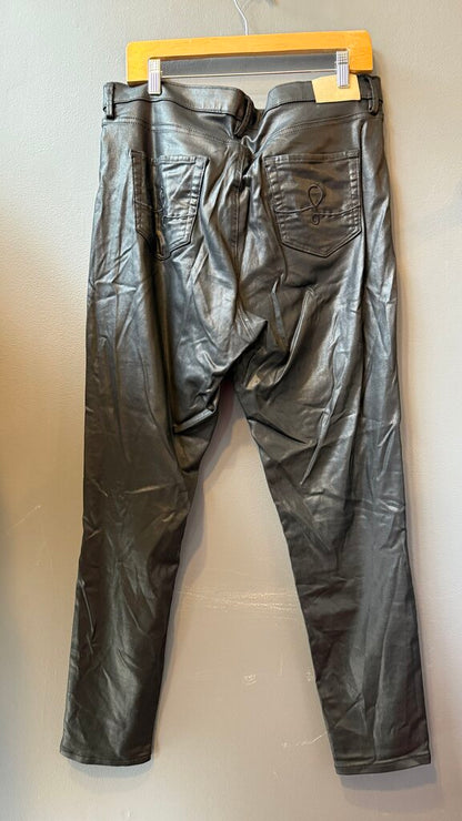 Coated Black Skinny Jeans