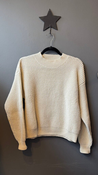 Recycled Poly Mockneck Sweater