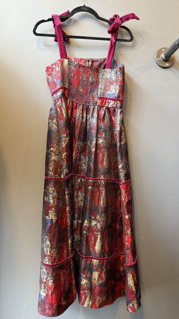 Jacquard Grace Midi Dress