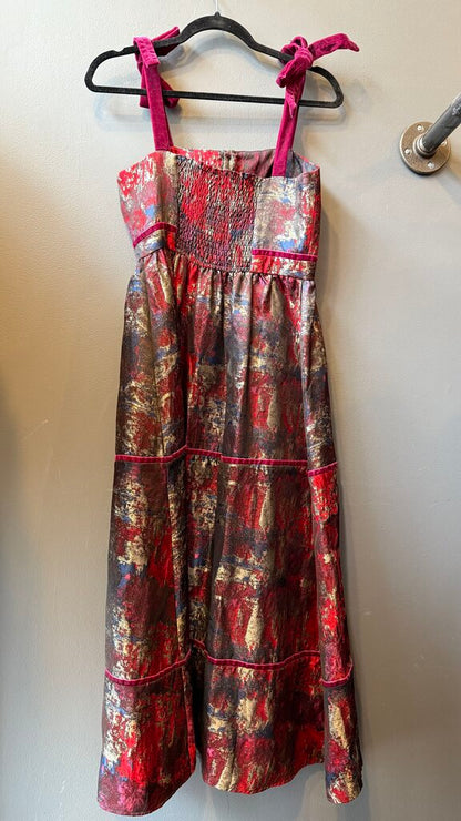 Jacquard Grace Midi Dress