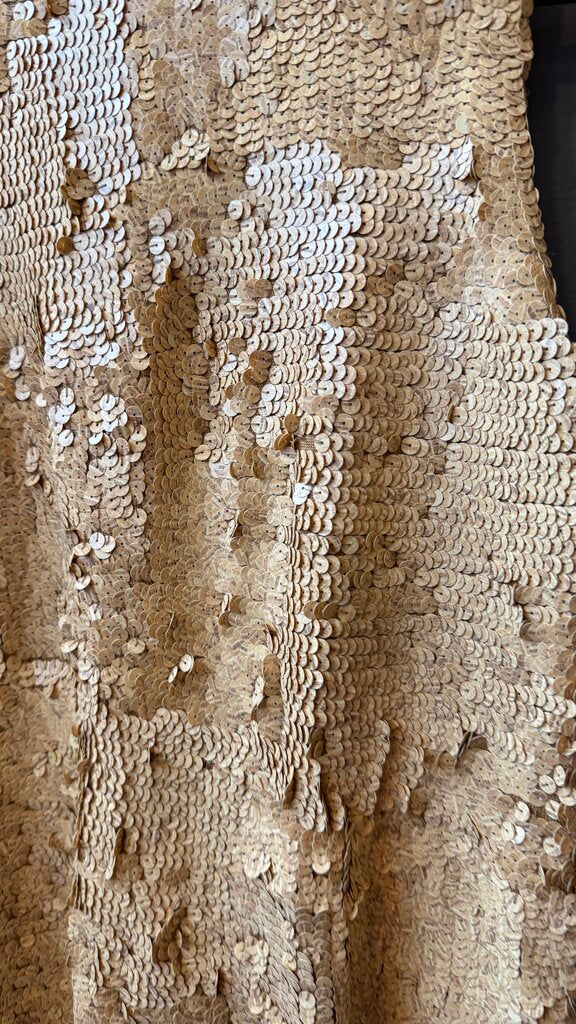 Mockneck Matte Sequin Silk Tank