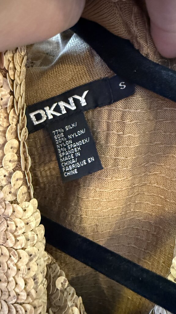 Mockneck Matte Sequin Silk Tank