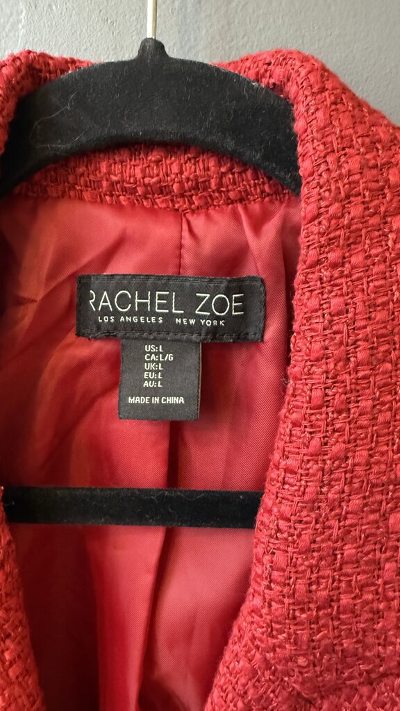 Double Breasted Tweed Blazer