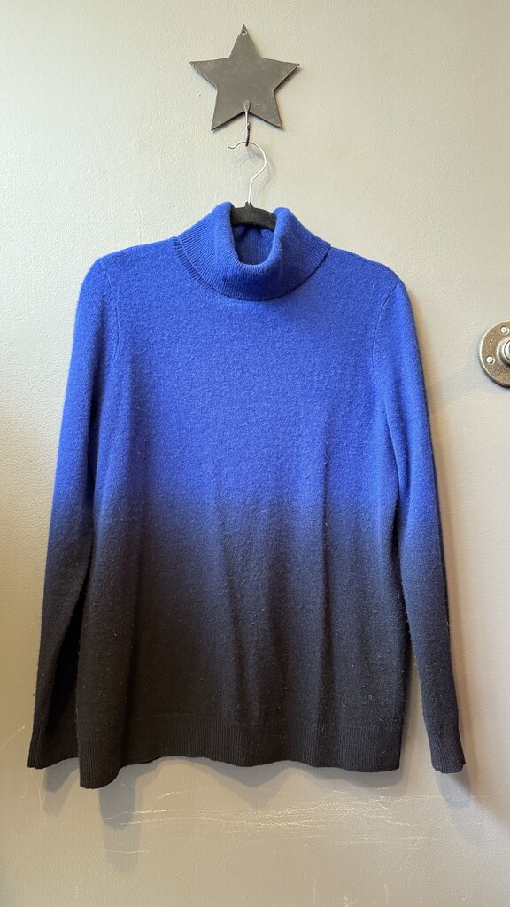 Ombre Cashmere Turtleneck Sweater