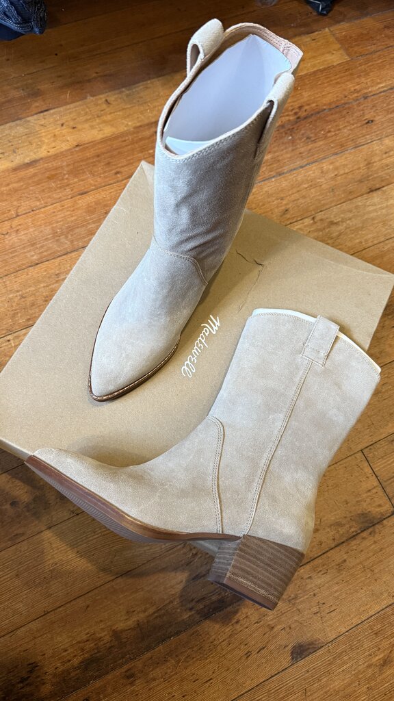 Suede Mid Shaft Boots