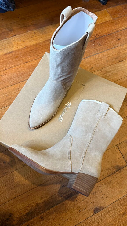 Suede Mid Shaft Boots