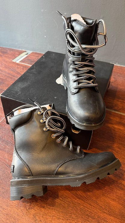 Waterproof Lennox Lace Up Lug Sole Boots