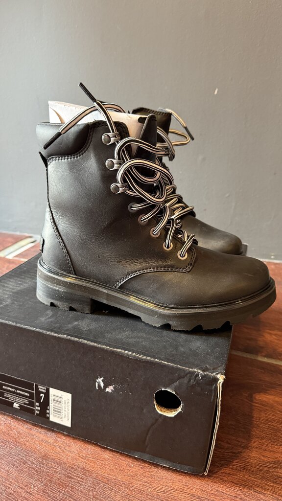 Waterproof Lennox Lace Up Lug Sole Boots