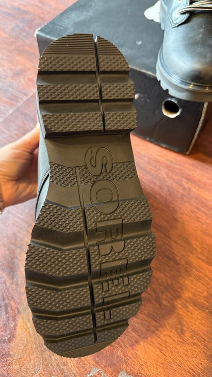 Waterproof Lennox Lace Up Lug Sole Boots