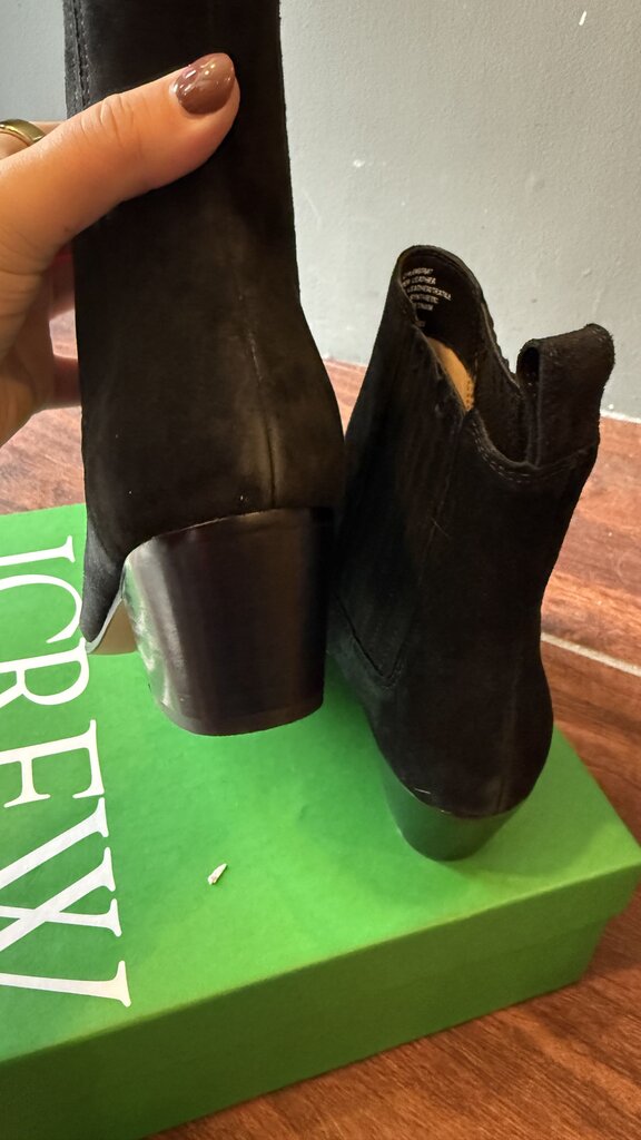 Suede Western Chelsea Booties