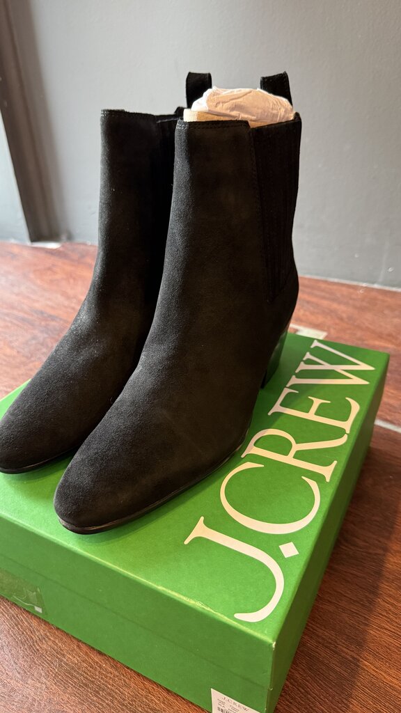 Suede Western Chelsea Booties