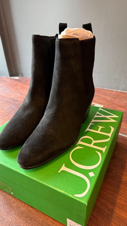Suede Western Chelsea Booties
