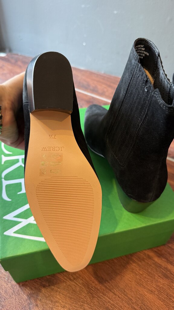 Suede Western Chelsea Booties