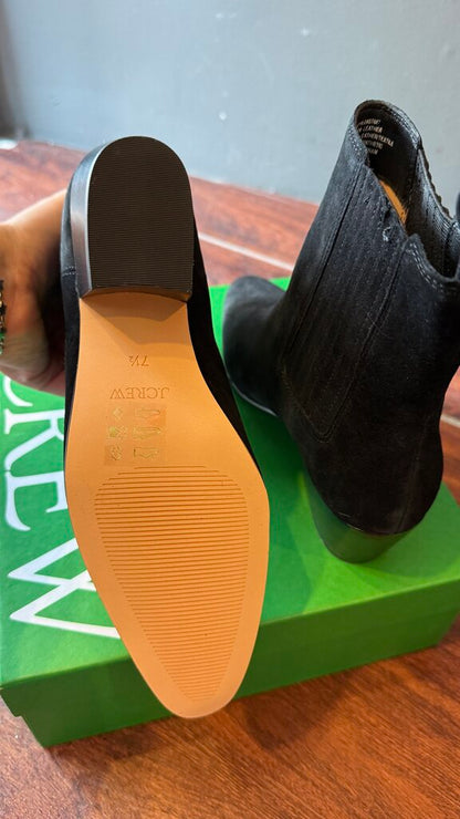 Suede Western Chelsea Booties