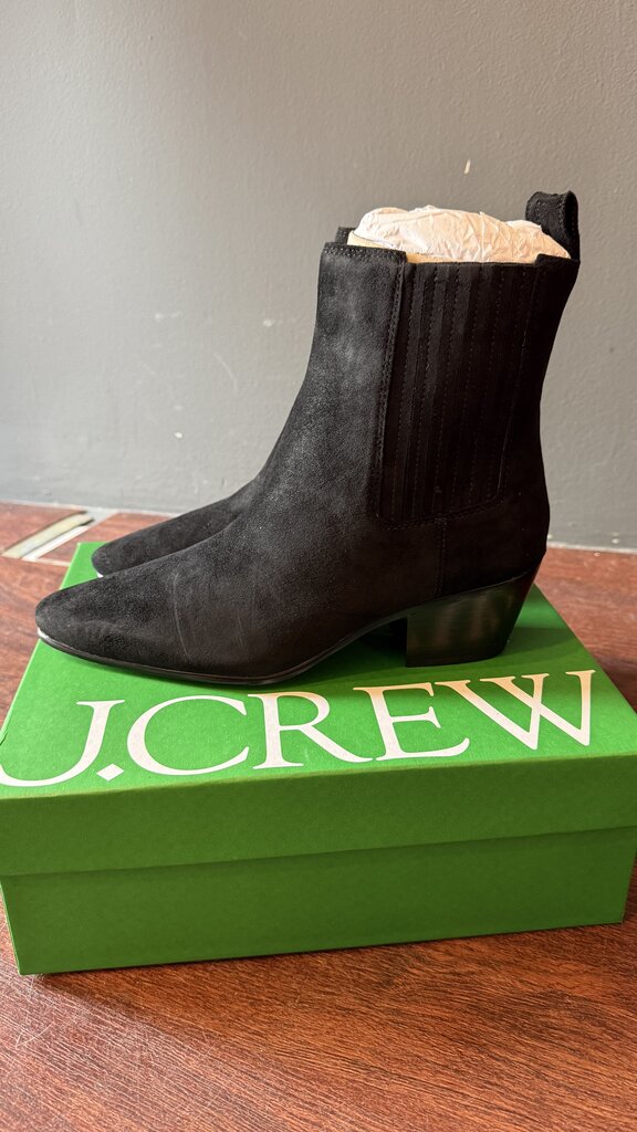 Suede Western Chelsea Booties