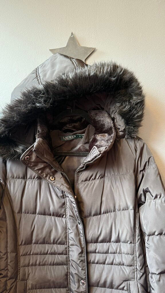 Down Puffer Hooded Coat