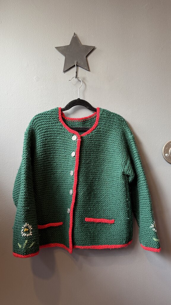Vintage Knit Cardigan Sweater