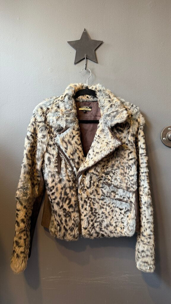 Rabbit Suede Moto Jacket