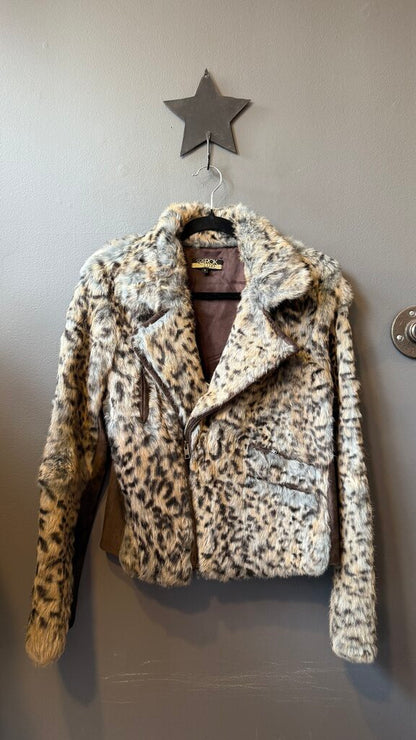 Rabbit Suede Moto Jacket