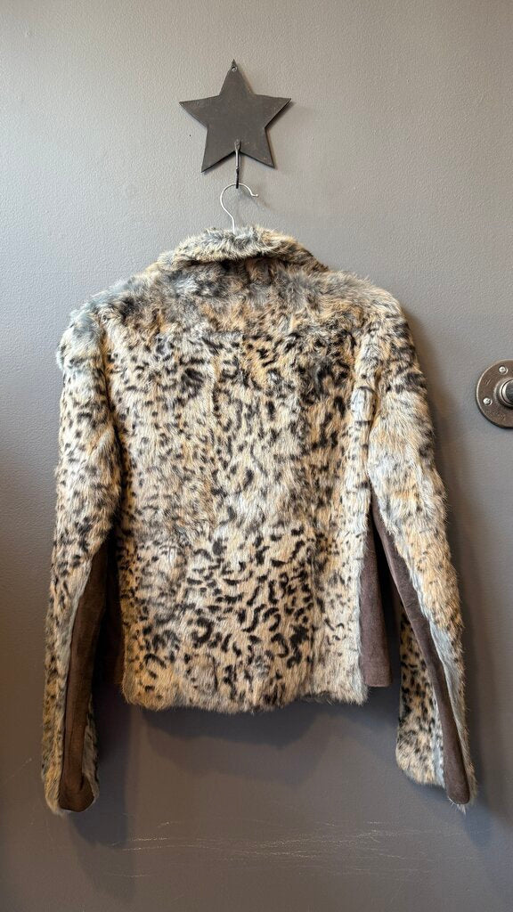 Rabbit Suede Moto Jacket