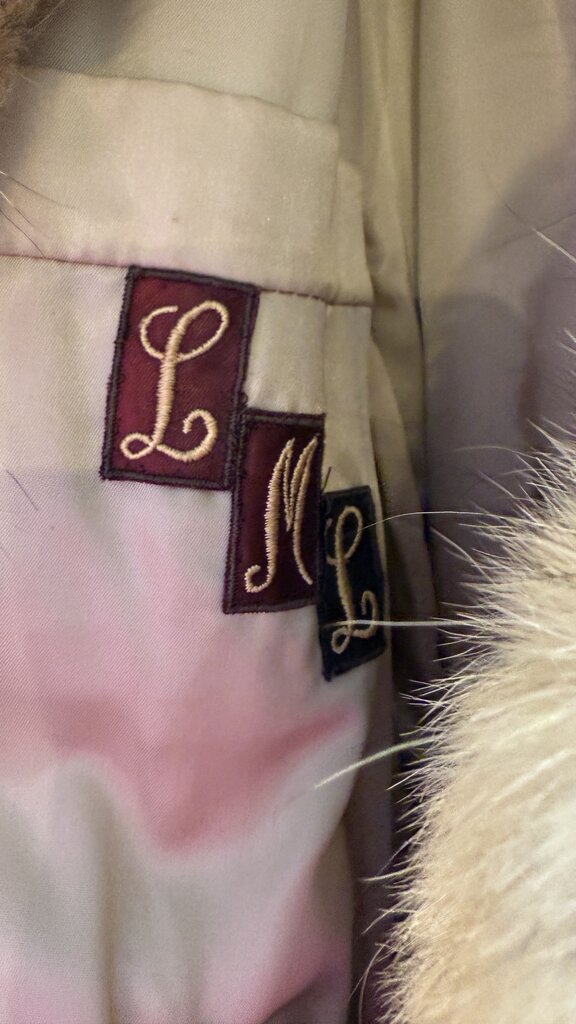 Fox Fur Drawstring Coat