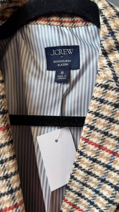 Houndstooth Plaid Schoolboy Blazer