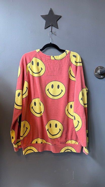 Smiley Face Crewneck Sweatshirt