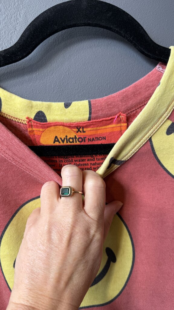 Smiley Face Crewneck Sweatshirt