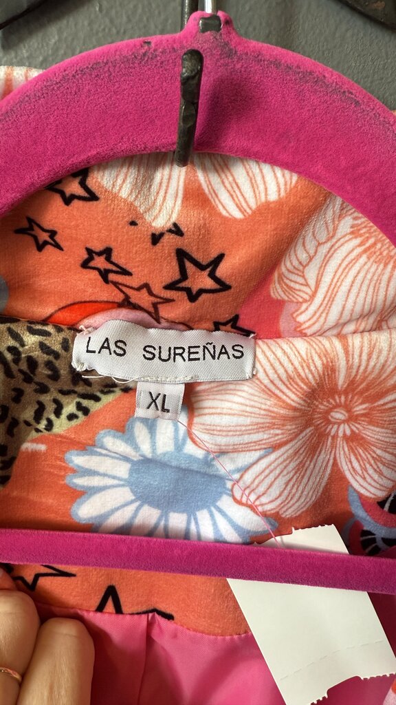 Star Floral Leopard Print Jacket