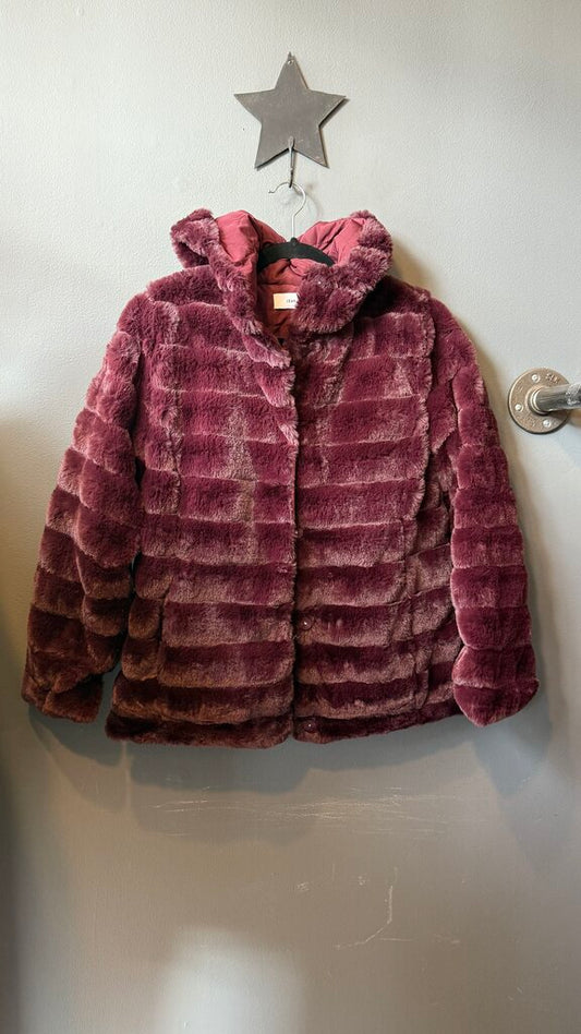 Faux Fur Hooded Jacket
