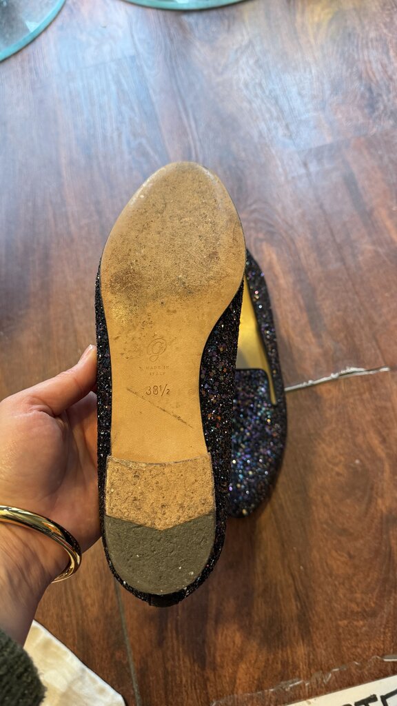 Glitter Loafer Flats