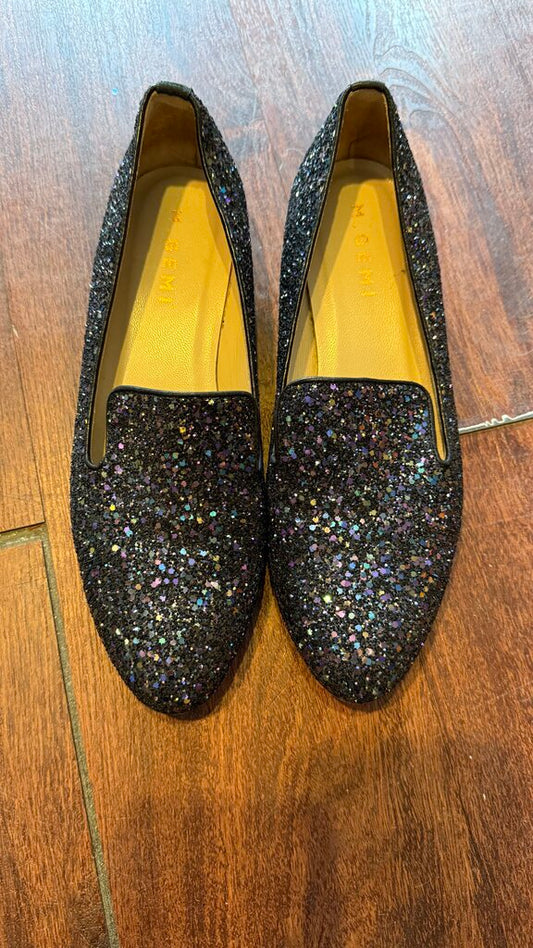 Glitter Loafer Flats